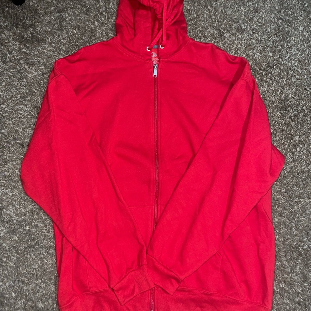 BRAND NEW FRUIT OF THE LOOM sweatshirt zip up hooded sweatshirt